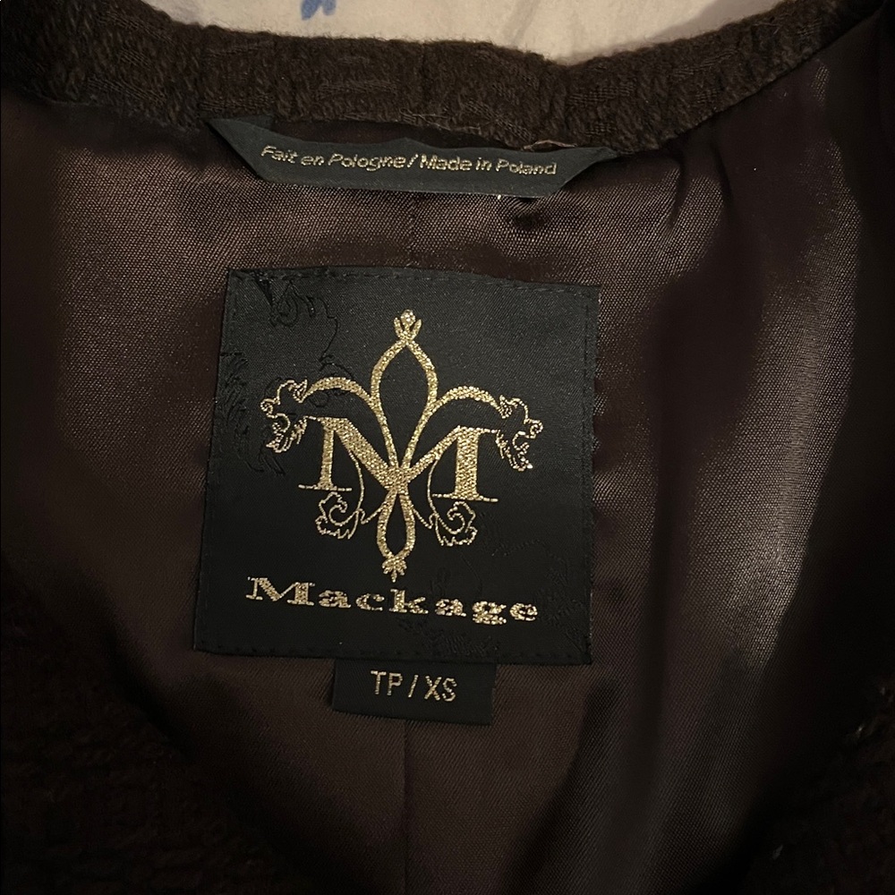 VINTAGE MACKAGE TEXTURED WOOL COAT - Picture 8 of 14